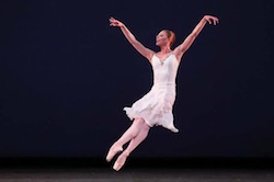 Lauren Fadeley in George Balanchine's 'Walpuchisnacht'. Photo by Miami Herald.