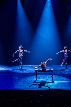 Simon Plant, Addison Ector and Greg Blackmon in 'Star Dust'. Photo by Hagos Rush.