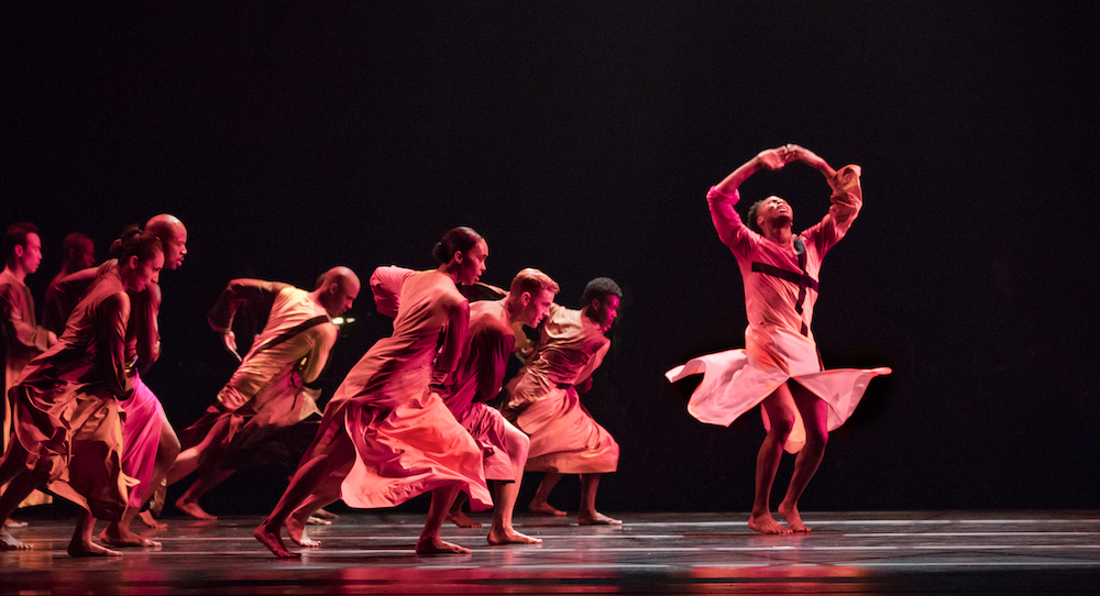 Alvin Ailey American Dance Theater in Robert Battle's 'Mass'. Photo by Paul Kolnik.