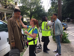 Dancers on set of 'Step Up: High Water'. Photo courtesy of Marcus Mitchell.