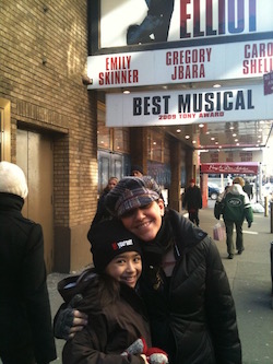 Deborah Mason with a student in NYC. Photo courtesy of Mason.