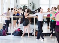 Elena Kunikova's ballet class at Steps on Broadway. Photo by Sofia Negron Photography.