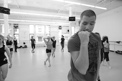 Derek Mitchell teaching contemporary at Steps on Broadway. Photo by Paul B. Goode.