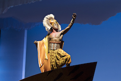 Gerald Caesar as Simba in 'The Lion King' North American Tour. ©Disney. Photo by Deen van Meer.