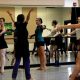 Noriko Hara teaching an Elon College Dance Program master class. Photo by Jen Guy Metcalf.