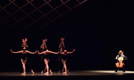 Boston Ballet in Jorma Elo's 'Bach Cello Suites'. Photo by Rosalie O'Connor, courtesy of Boston Ballet.