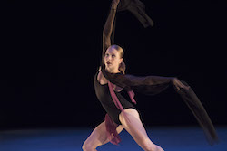 Ellen Mihalick in Sheep Meadow Dance Theatre's 'FUUJIN TSUME'. Photo by Cesar Brodermann.