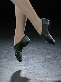 Eurotard's Axle Black Jazz Shoe. Photography by Richard Calmes.