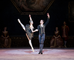 Jessica Assef and Nikolas Gaifullin in Atlanta Ballet's 'Swan Lake'. Photo by Gene Schiavone.