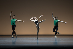 John Lam Misa Kuranaga and Isaac Akiba in William Forsythe's 'Pas/Parts 2018'. Photo by Rosalie O'Connor, courtesy of Boston Ballet.