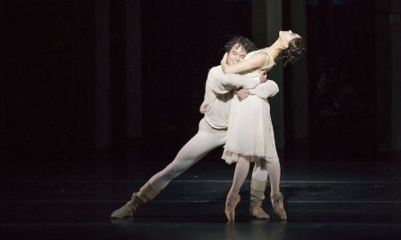 Paulo Arrais and Misa Kuranaga in John Cranko's 'Romeo & Juliet'. Photo by Liza Voll, courtesy of Boston Ballet.