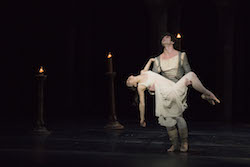 Paulo Arrais and Misa Kuranaga in John Cranko's 'Romeo & Juliet'. Photo by Liza Voll, courtesy of Boston Ballet.