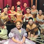 Saki Masuda and cast backstage during 'The King and I'. Photo courtesy of Saki.