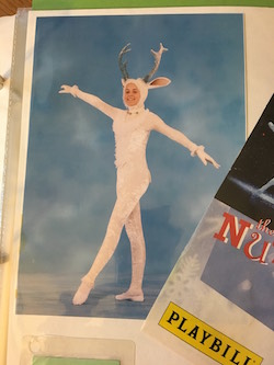 Sam Govoni as a Reindeer in Boston Ballet's 'The Nutcracker'. Photo courtesy of Govoni.