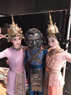 Yuki Ozeki (right) as Topsy in the ballet scene of 'The King and I'. Photo courtesy of Ozeki.