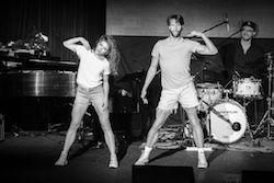 ABT's Cassandra Trenary and James Whiteside at the Broadway's Babies Gala. Photo by Joshua Silk.