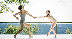 Aleks Subotic and Gabrielle Lamb at Jacob's Pillow. Photo by Glenn Goettler.