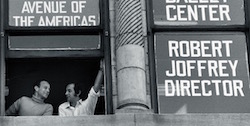 Joffrey and Arpino at JBS window. Photo by Herb Migdoll.