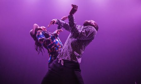 Jon Boogz and Lil Buck in 'Love Heals All Wounds'. Photo by Tim Salaz.