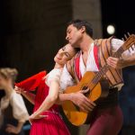 Pacific Northwest Ballet Principal Dancers Lindsi Dec and Karel Cruz in Alexei Ratmansky’s 'Don Quixote'. Photo by Angela Sterling.