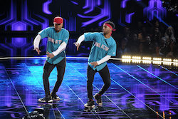 'World of Dance' Qualifiers B-Dash and Konkrete. Photo by Justin Lubin/NBC.