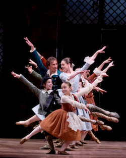 Boston Ballet in August Bournonville's 'La Sylphide'. Photo by Angela Sterling, courtesy of Boston Ballet.