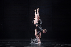 BalletMet's Grace-Anne Powers and Michael Sayre in Edwaard Liang's 'Airavata'. Photo by Jennifer Zmuda.