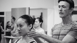 Igal Perry with a student. Photo courtesy of Peridance Capezio Center.