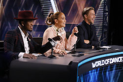 'World of Dance' judges Ne-Yo, Jennifer Lopez and Derek Hough. Photo by Trae Patton/NBC.