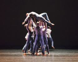 Philadanco in Tommie Waheed Evans' 'With(In)Verse'. Photo by Julieanne Harris.