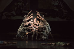 Derek Dunn and Boston Ballet in George Balanchine's 'Prodigal Son'. © The George Balanchine Trust. Photo by Liza Voll, courtesy of Boston Ballet.