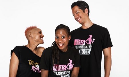 Keisha Greaves (left), founder of Girls Chronically Rock. Photo by Bill Parsons.
