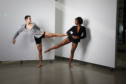 Urbanity dancers in the company's new space. Photo by Eli Akerstein.