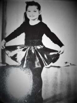 April Vidal at age four. Photo courtesy of Vidal.