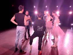Sascha Radetsky (second from left) with the American Ballet Theatre Studio Company. Photo courtesy of Radetsky.