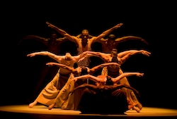 Alvin Ailey American Dance Theater in Alvin Ailey's 'Revelations'. Photo by Nan Melville.