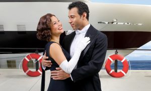 Lisa Helmi Johanson and Corbin Bleu in 'Anything Goes', running November 2-December 23, at Arena Stage. Photo by Tony Powell.
