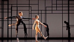 Members of Houston Ballet in Aszure Barton's 'Angular Momentum'.