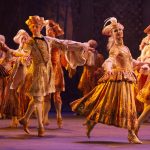 Chase Johnsey (second from right) in English National Ballet's 'The Sleeping Beauty'. Photo by Elliot Franks.