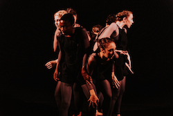 Devon Colton, Jennifer Roberts, Melenie Diarbekirian and Alison McHorney with the company. Photo by Nicole Tomaselli.