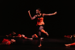 Jennifer Roberts (soloist) amidst the company. Photo by Nicole Tomaselli.