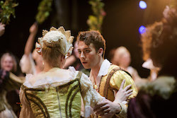 Dawn Atkins and Andres Garcia in Marius Petipa's 'The Sleeping Beauty'. Photo by Liza Voll, courtesy of Boston Ballet.