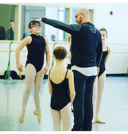 Francis Veyette teaching. 