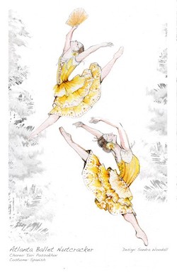 Atlanta Ballet's costume design for 'The Nutcracker'.