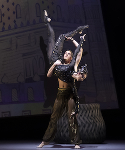 Keaton Leier & Monika Haczkiewicz in Arabian. Photo by Gene Schiavone.