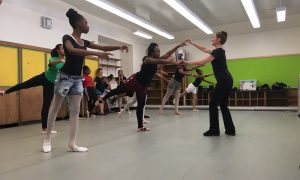 Michelle Cave teaching for Ballet and Beyond NYC. Photo courtesy of Cave.