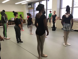 Michelle Cave teaching for Ballet and Beyond NYC. Photo courtesy of Cave.