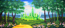 Grosh Backdrops and Drapery's 'Emerald City' backdrop.