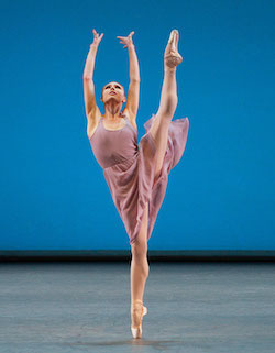 Sara Mearns in Jerome Robbins' 'Dances at a Gathering'. Photo by Paul Kolnik, for NYCB.