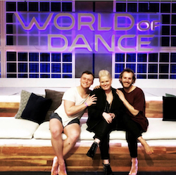 marInspired on the set of 'World of Dance'. Photo courtesy of NBC.